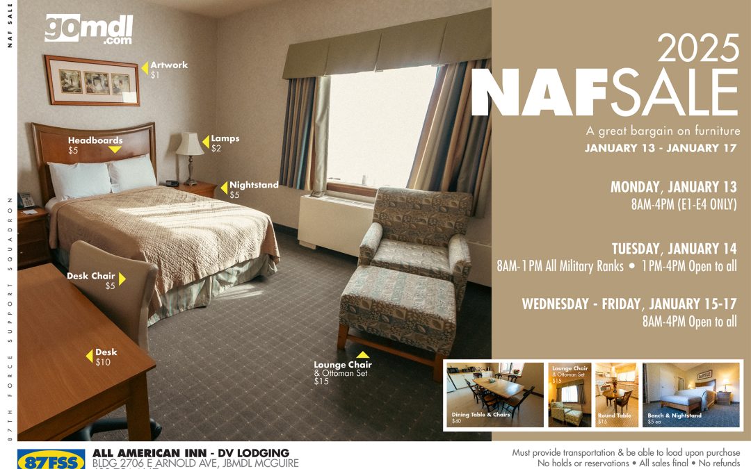 87FSS NAF Sale at DV Lodging