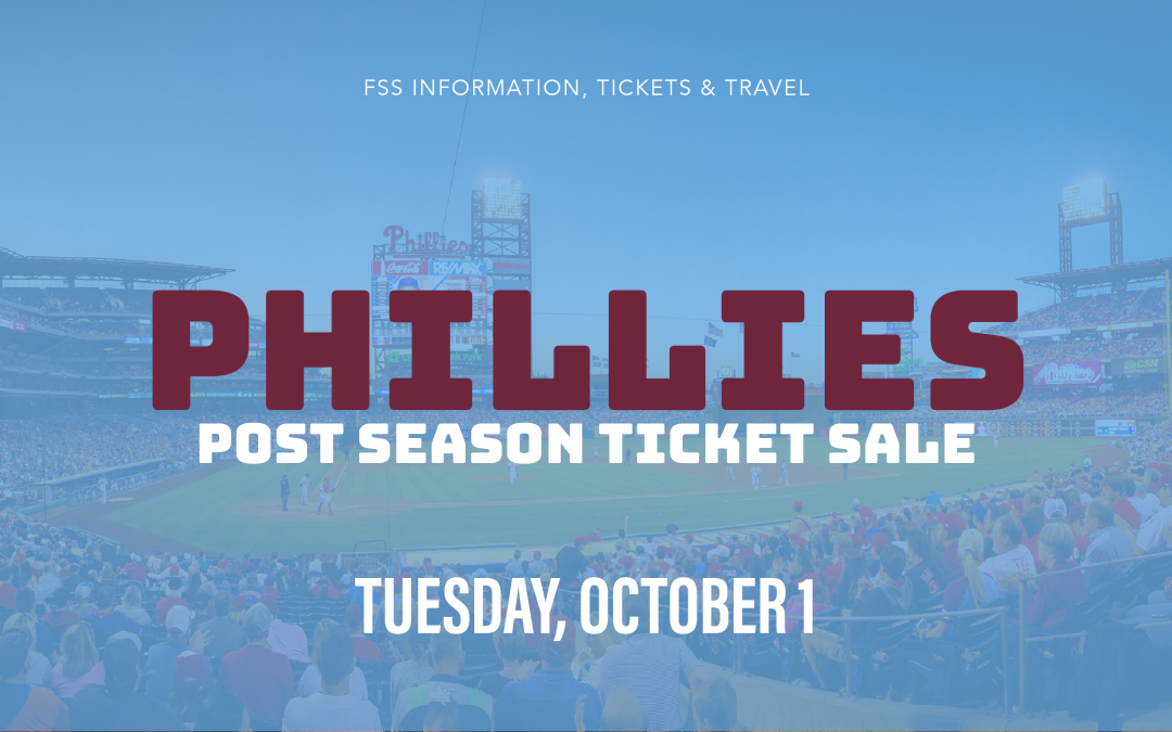 Phillies Postseason Ticket Sale