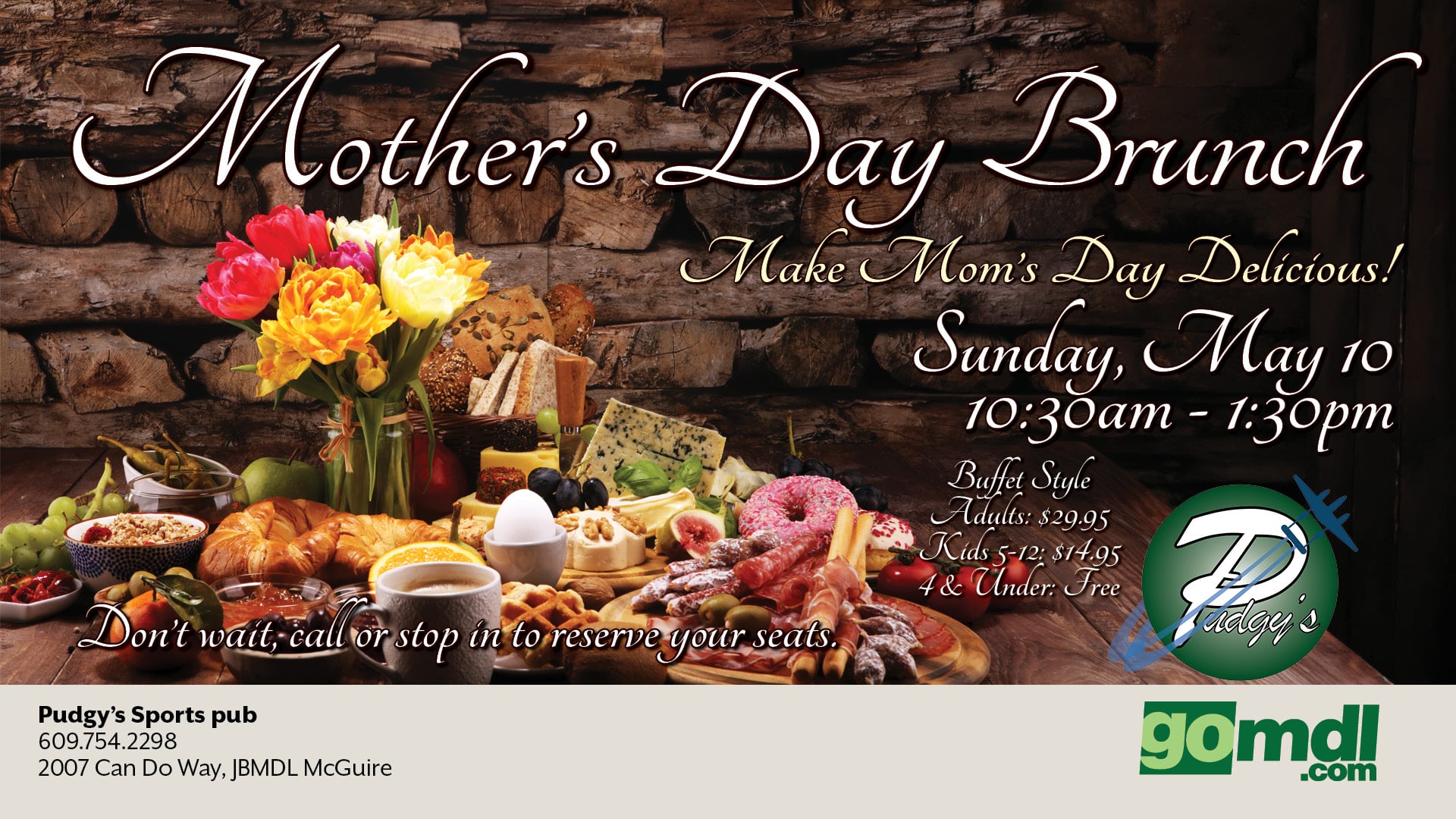 Mother’s Day Brunch @ Pudgy’s